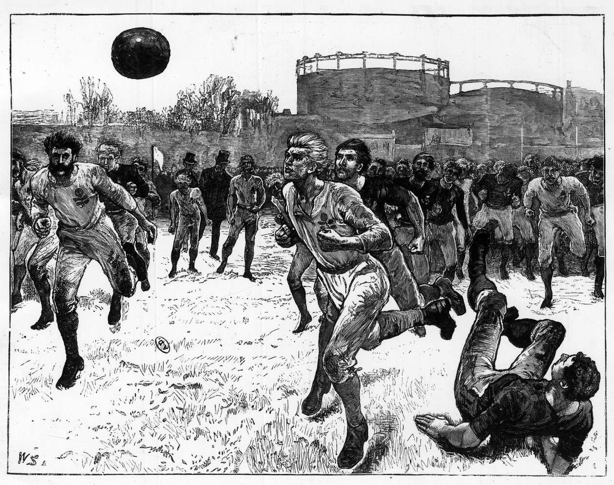 International football match between Anglo-Saxon countries 作者 未知艺术家