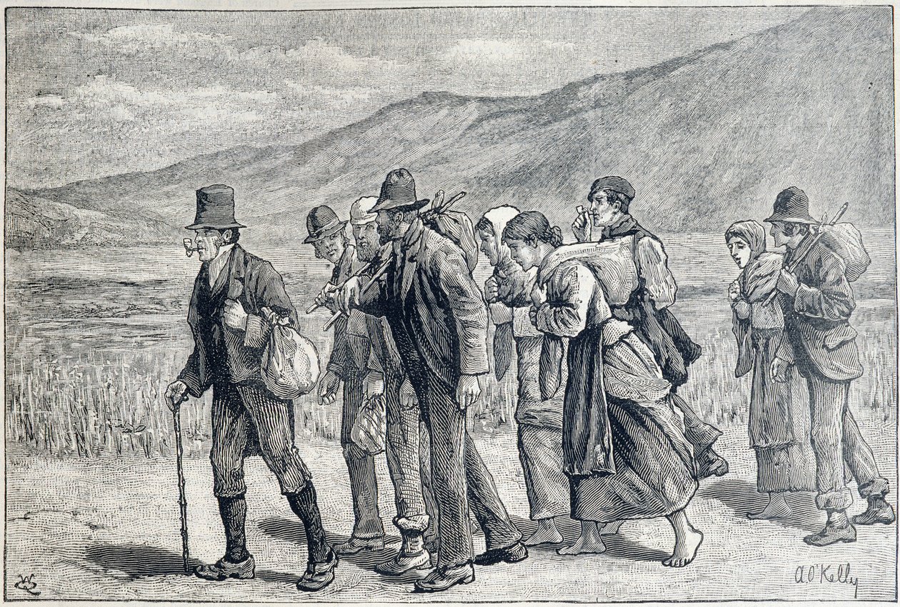 Ireland: seasonal workers for harvest 作者 未知艺术家