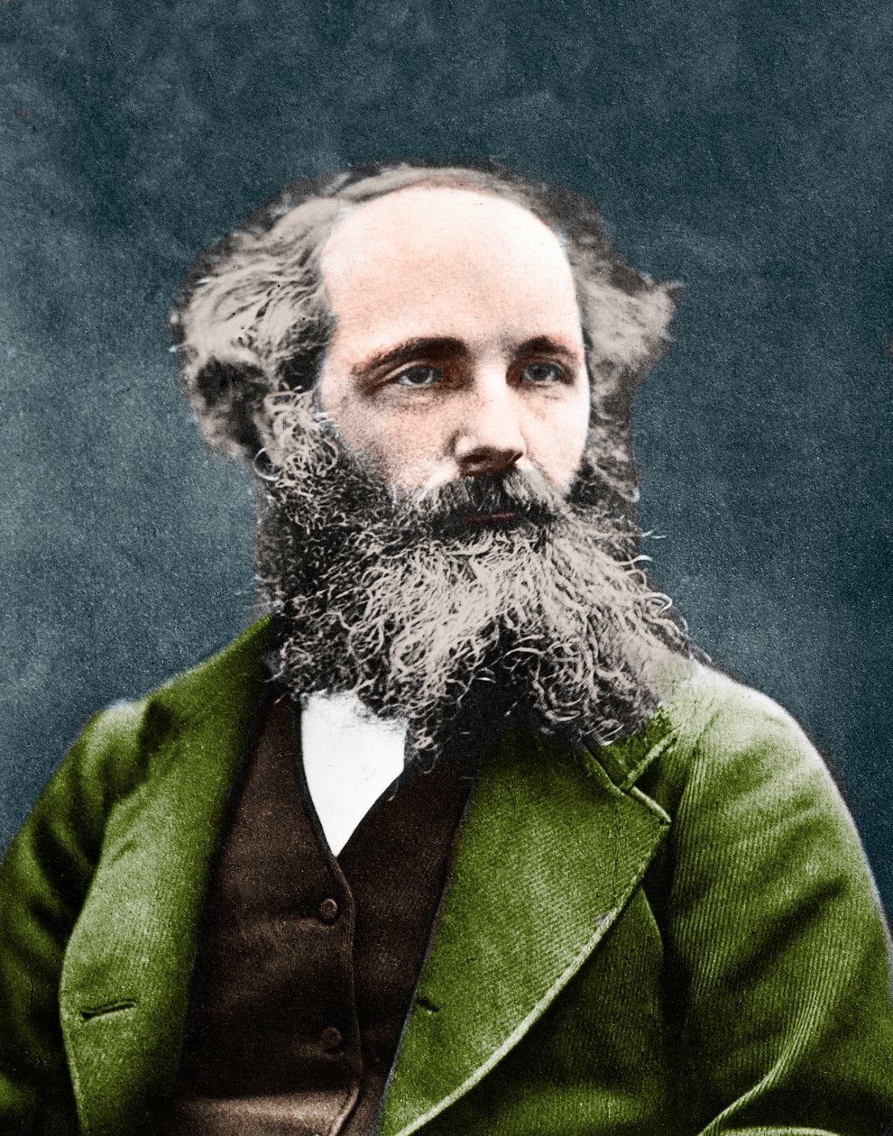 詹姆斯-克拉克-麦克斯韦（1831-1879）。苏格兰物理学家。约1875年。 作者 未知艺术家