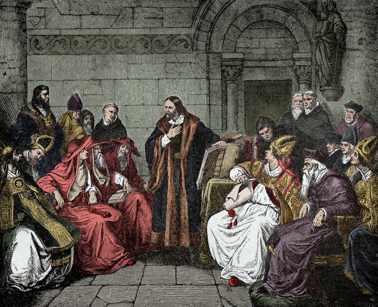 Jan Hus (或 Jean Huss 作者 未知艺术家