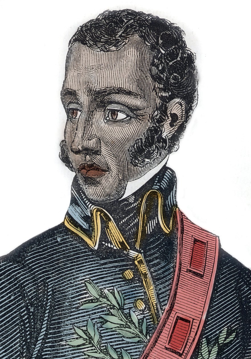 让-皮埃尔-博耶，1818年至1843年的海地总统--让-皮埃尔-博耶（1776-1850）海地政治家--。 作者 未知艺术家