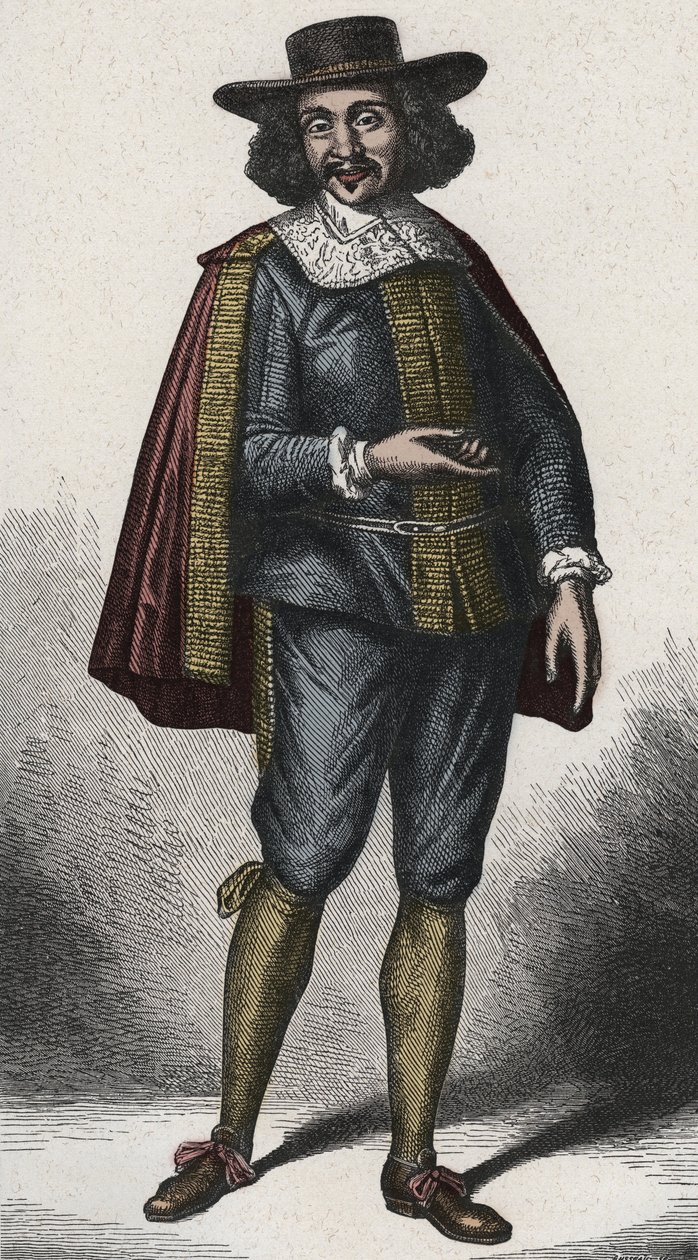Jean Baptiste Poquelin Moliere 1622-1673 - (Jean-Baptiste Poquelin 作者 未知艺术家