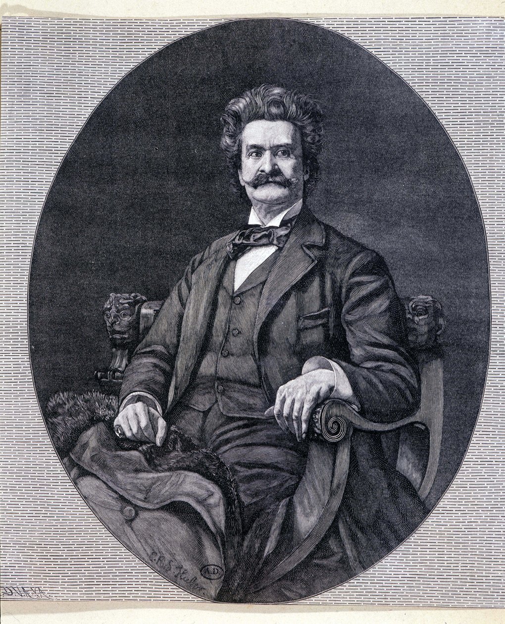 Johann II Strauss Jr. (1825-1899), Austrian musician. 作者 未知艺术家