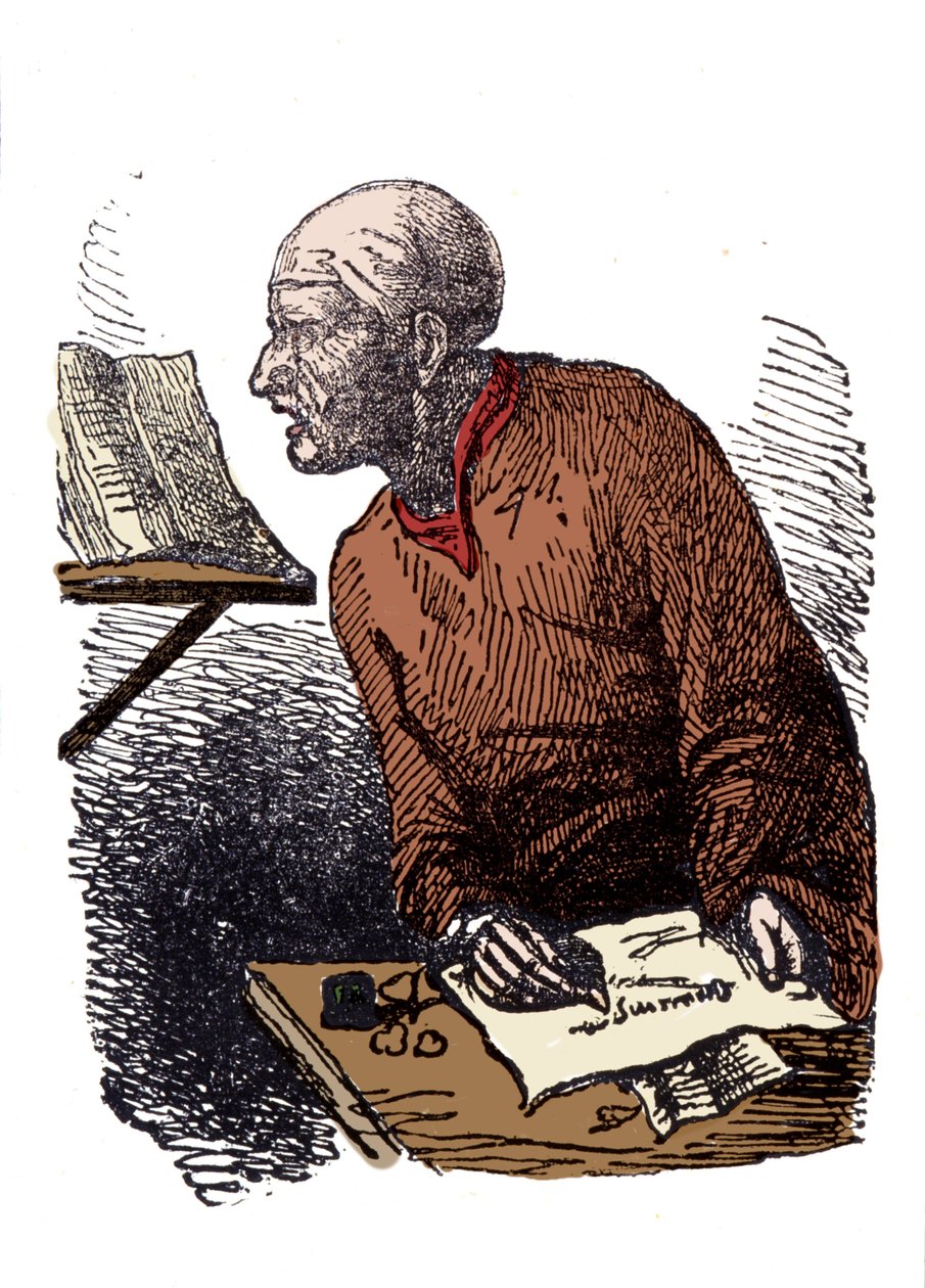 John Duns Scotus (1265?-1308)，也称Jean Duns Scott 或Jean Duns Scot，方济各会哲学家。 作者 未知艺术家