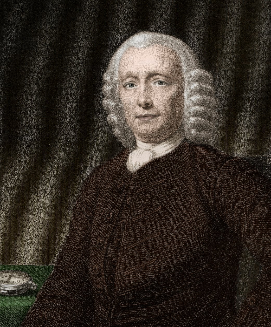 John Harrison 1693-1776 - engraving - 19th century 作者 未知艺术家