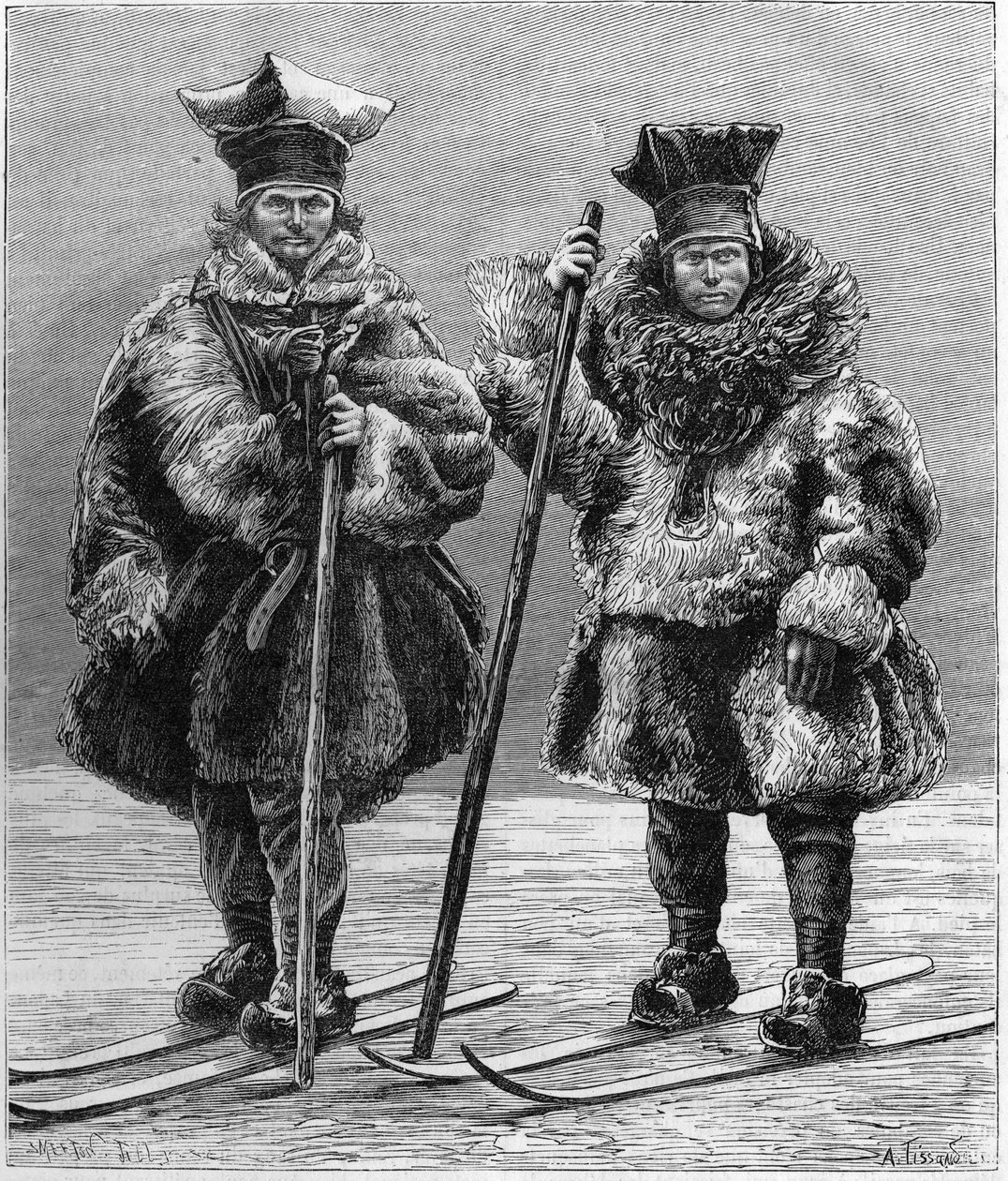 1879年，拉彭斯在巴黎的适应性花园。 作者 未知艺术家