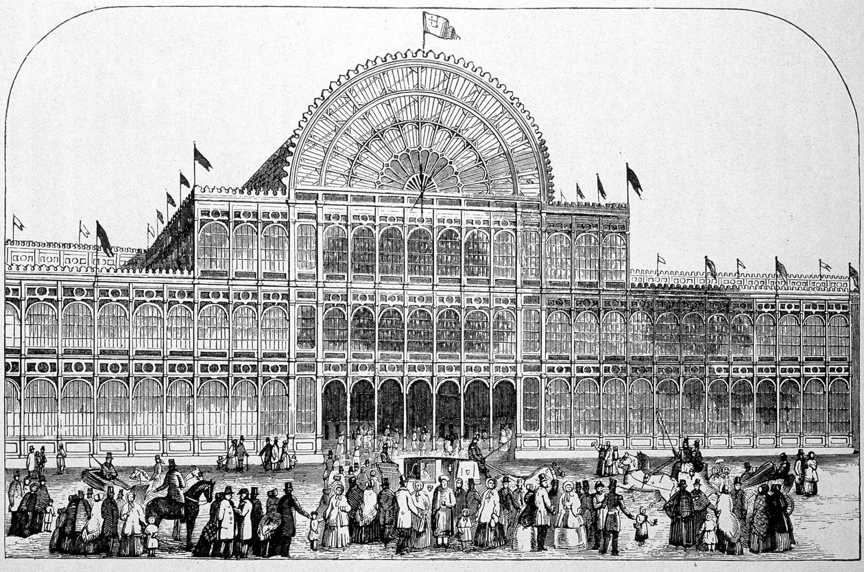 1851年伦敦国际博览会（海德公园的水晶宫 作者 未知艺术家