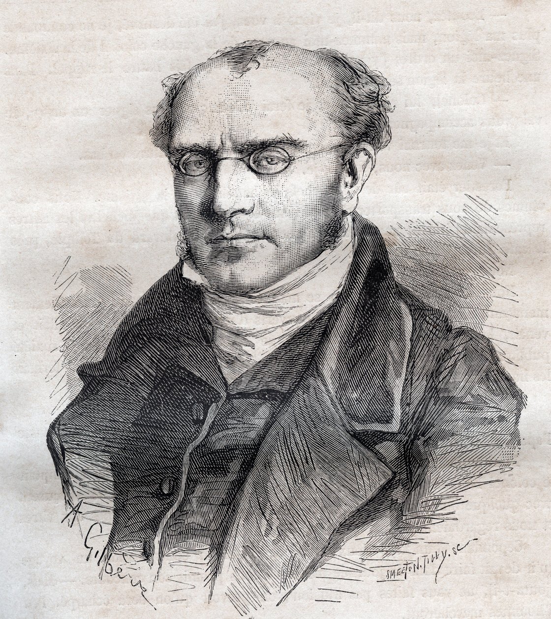 Louis-Chrysostome（路易-克莱索托姆）Michel di Michel de Bourges 1797-1853 法国律师和政治家。 作者 未知艺术家