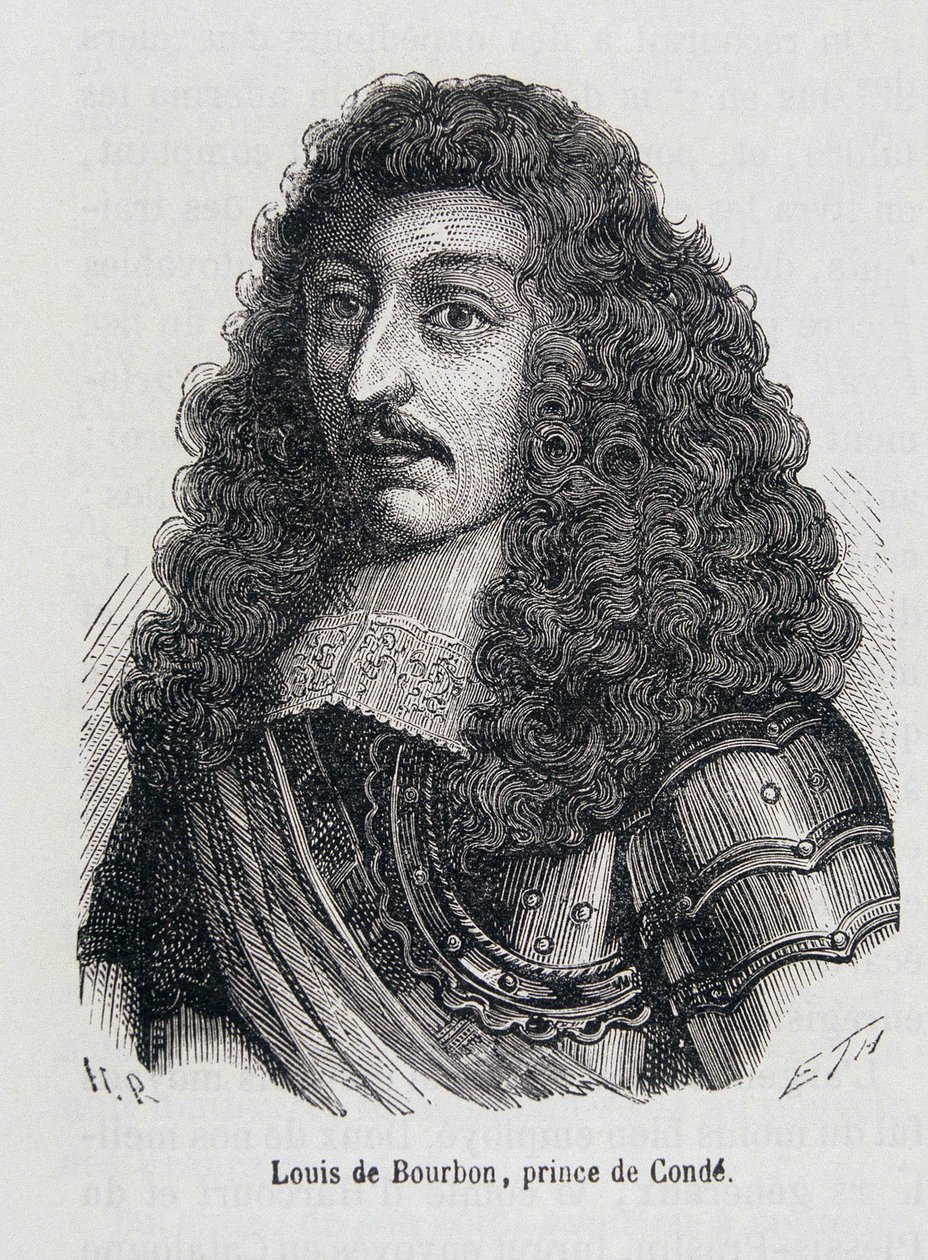 Louis II of Bourbon, Prince of Conde (Bourbon-Conde), known as Le Grand Conde (1621-1686). 作者 未知艺术家
