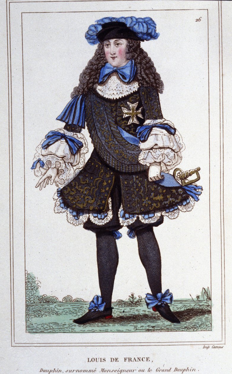 Louis de France 称 Monseigneur 为 Dauphin，然后称为 Grand Dauphin（1661 年至 1711 年）。 作者 未知艺术家