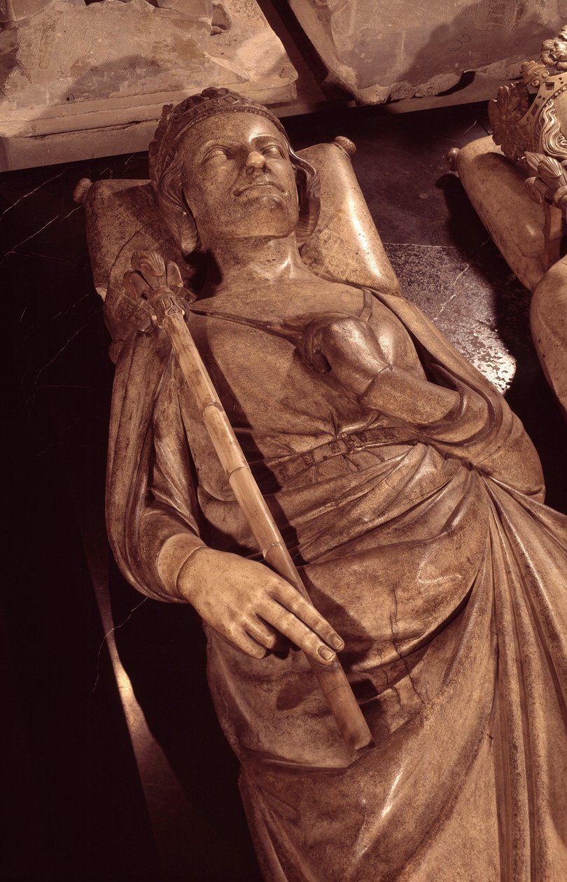 腓力三世的谎言，被称为腓力哈迪的国王（1245-1285）。圣丹尼斯大教堂。圣德尼 作者 未知艺术家