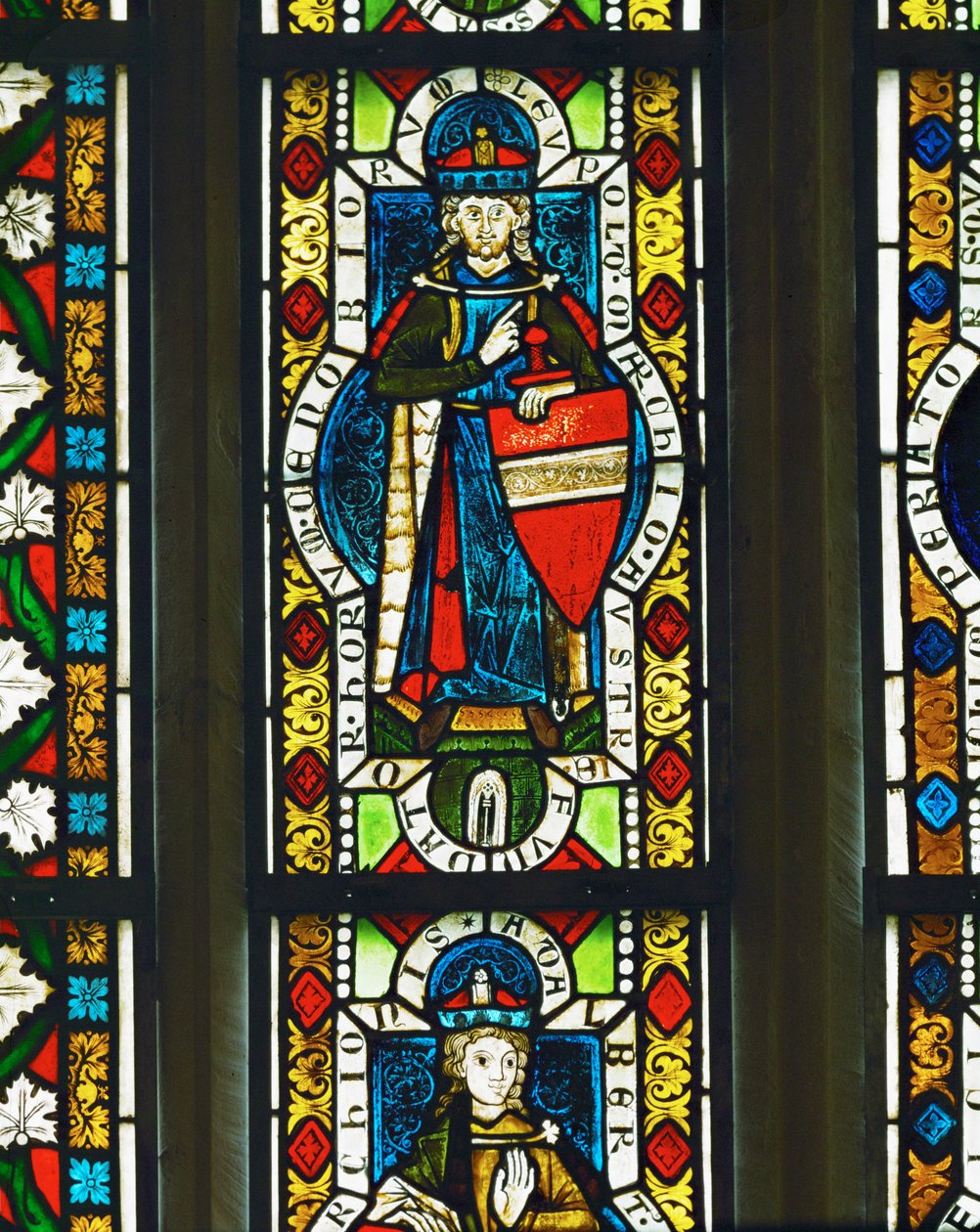 巴本贝格侯爵利奥波德三世（彩色玻璃） 作者 未知艺术家