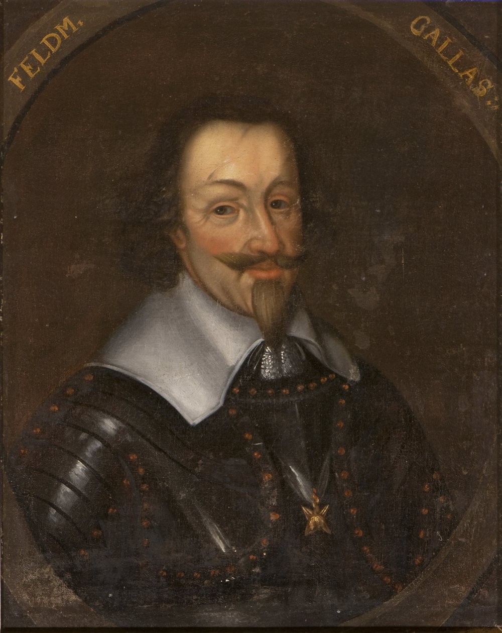 Matthias Gallas，坎波伯爵和卢塞拉公爵，奥地利将军 - Matthias Gallas（1584-1647），坎波伯爵，卢塞拉公爵，无名。 布面油画。 尺寸：65x55 厘米。 斯德哥尔摩国家博物馆 作者 未知艺术家