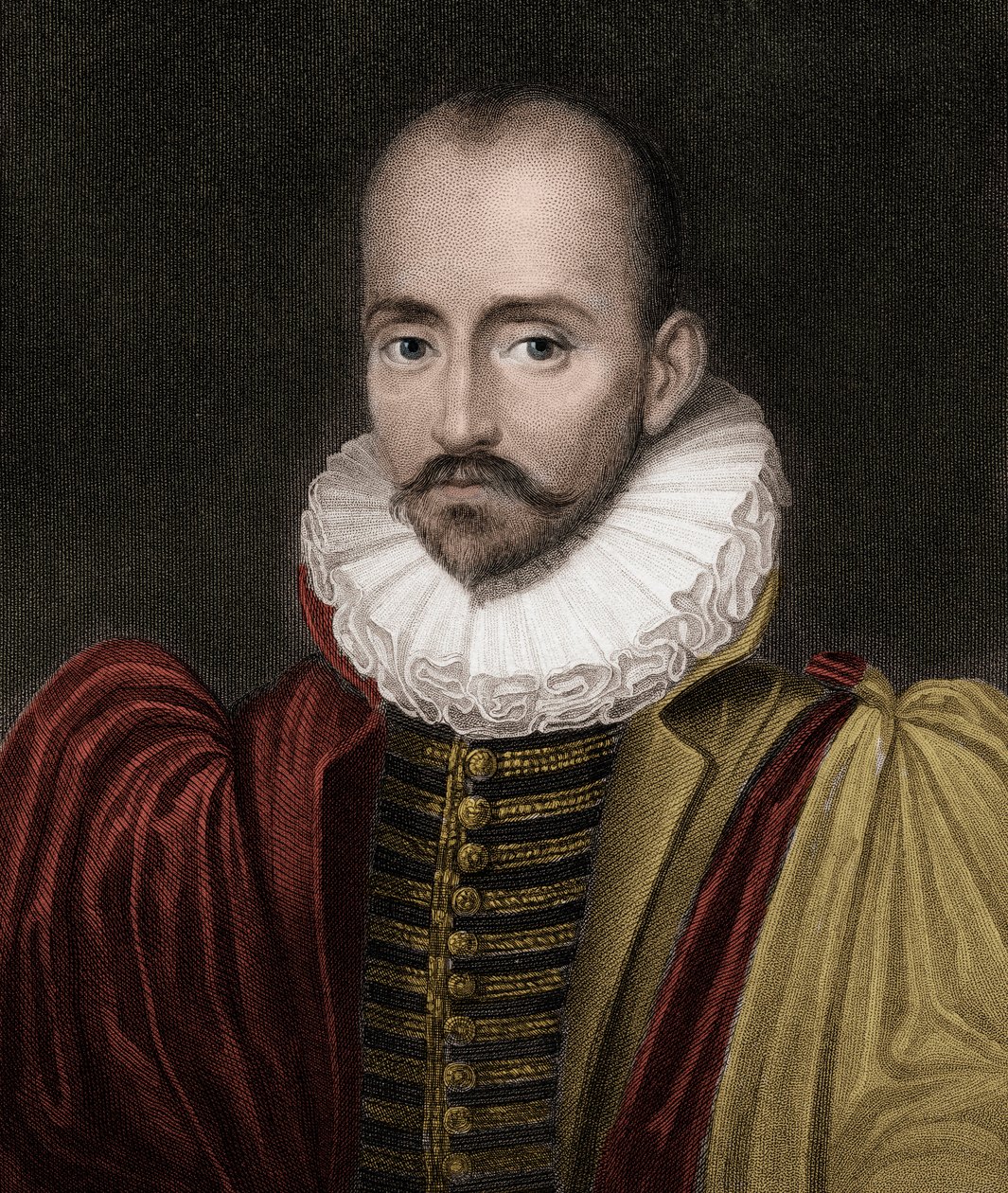 Michel Eyquem de Montaigne 1533-1592 - 雕刻 - 19 世纪 作者 未知艺术家
