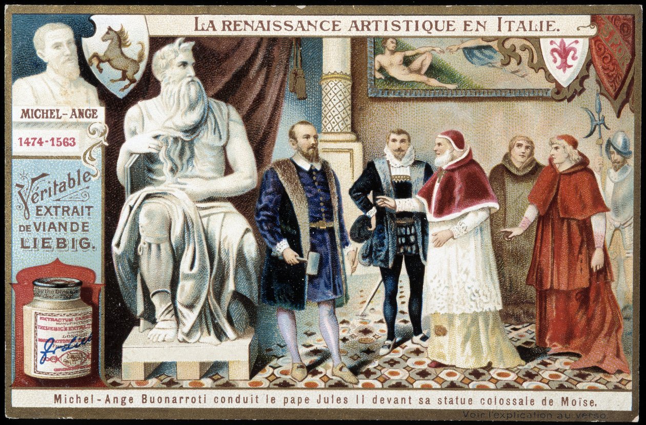 Michelangelo Buonarroti dit Michel Ange（米开朗基罗或米开朗基罗 作者 未知艺术家