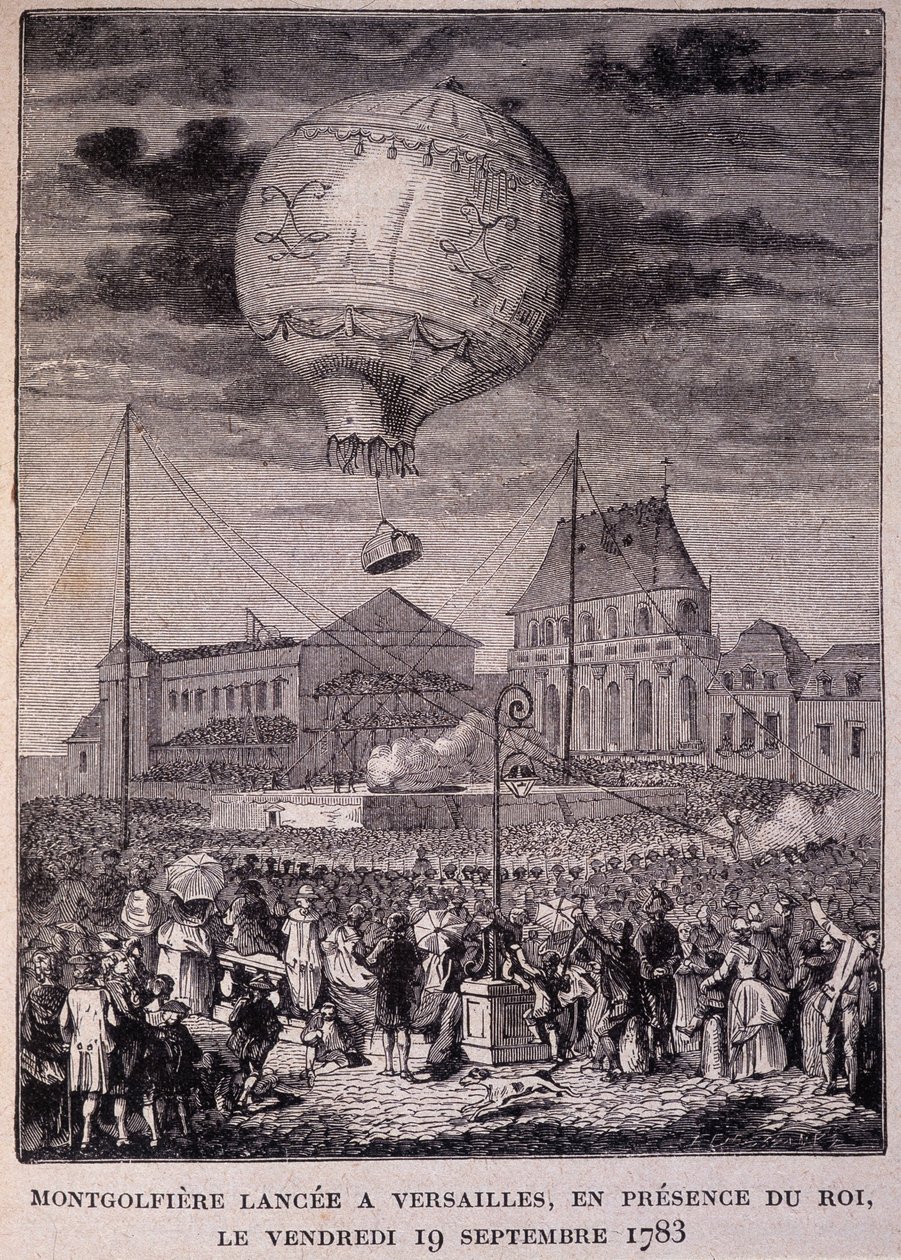 蒙哥马利在凡尔赛下水，国王（路易十六）在场，1783年9月19日星期五--载于《当代人》，未注明19世纪末。 作者 未知艺术家