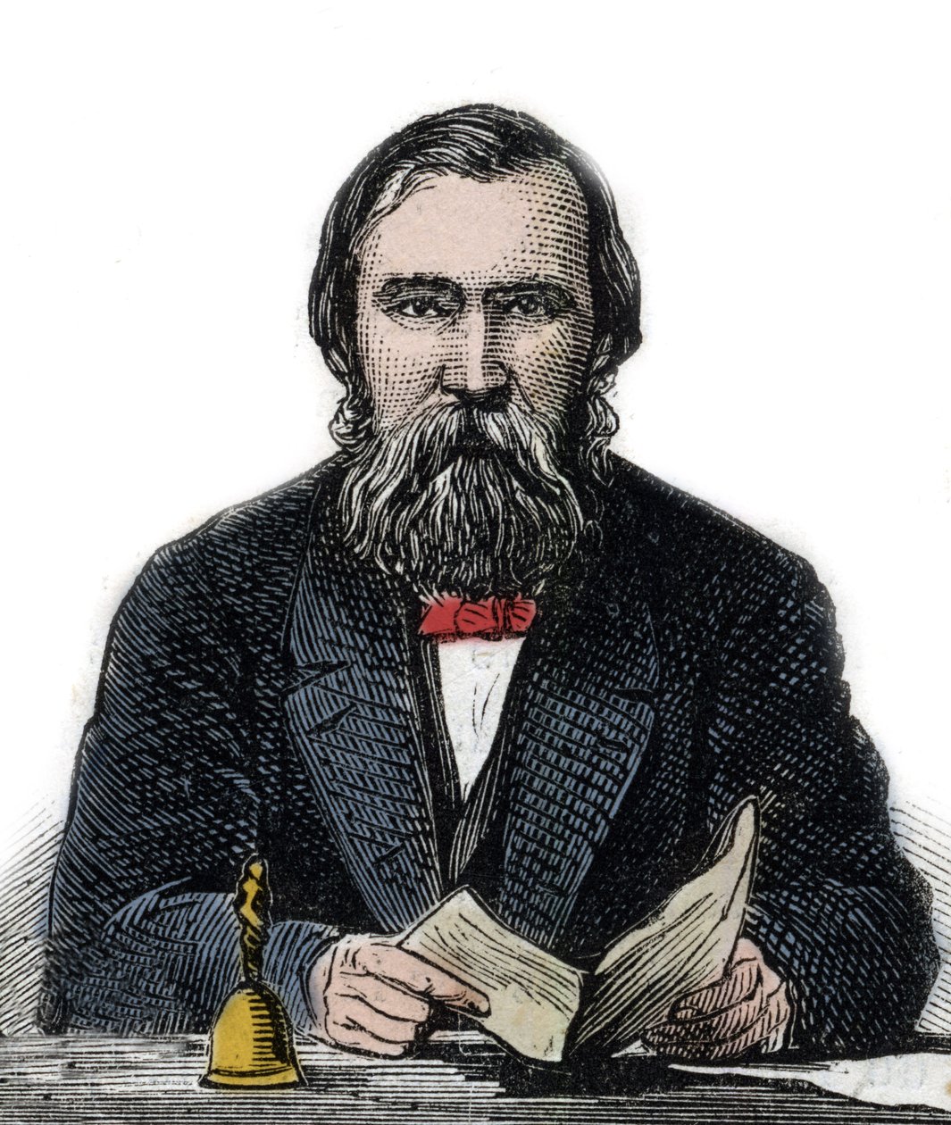 莫里茨-拉扎勒斯--英国哲学家、心理学家（1824-1903）--。 作者 未知艺术家