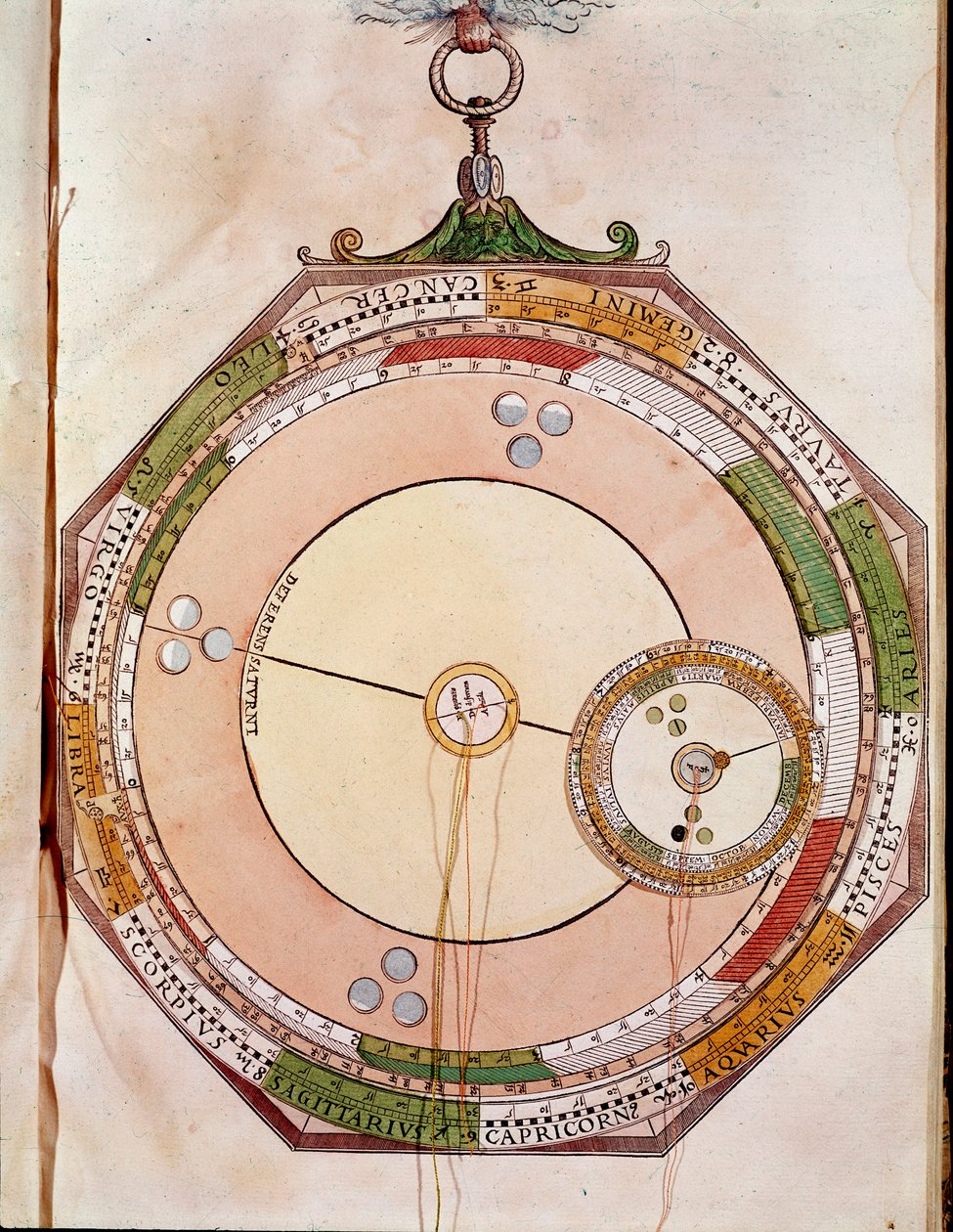 Movements of Saturn (engraving 作者 未知艺术家