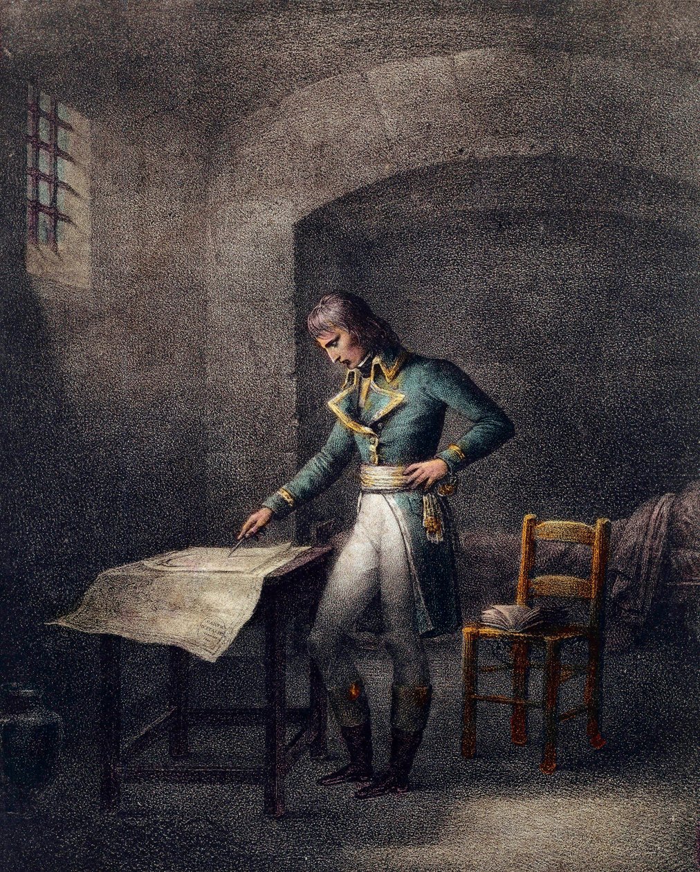 Napoleon I Bonaparte (1769-1821) at the fort square of Antibes on August 10 作者 未知艺术家