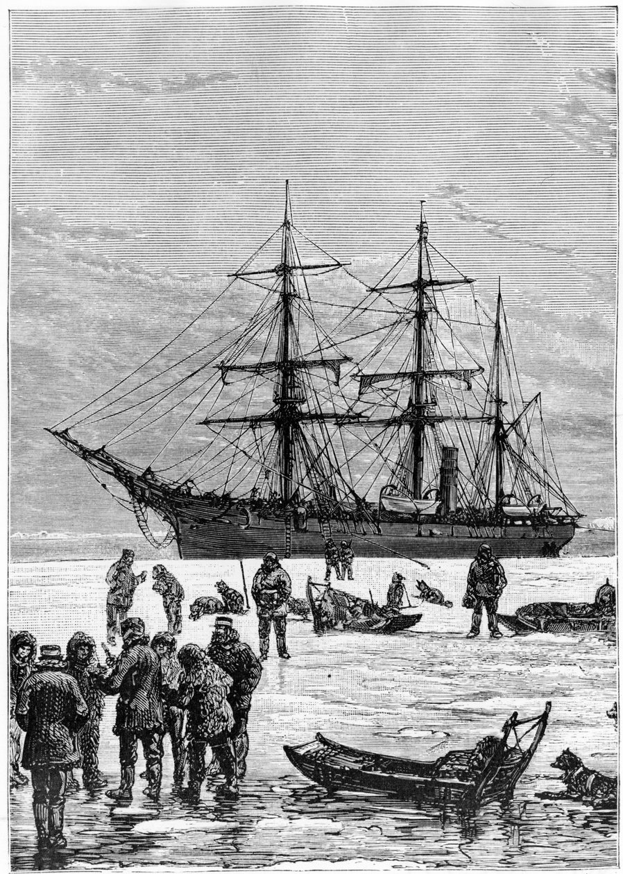 Nares Georges S., Un voyage à la mer polar, Paris: Hachette 作者 未知艺术家