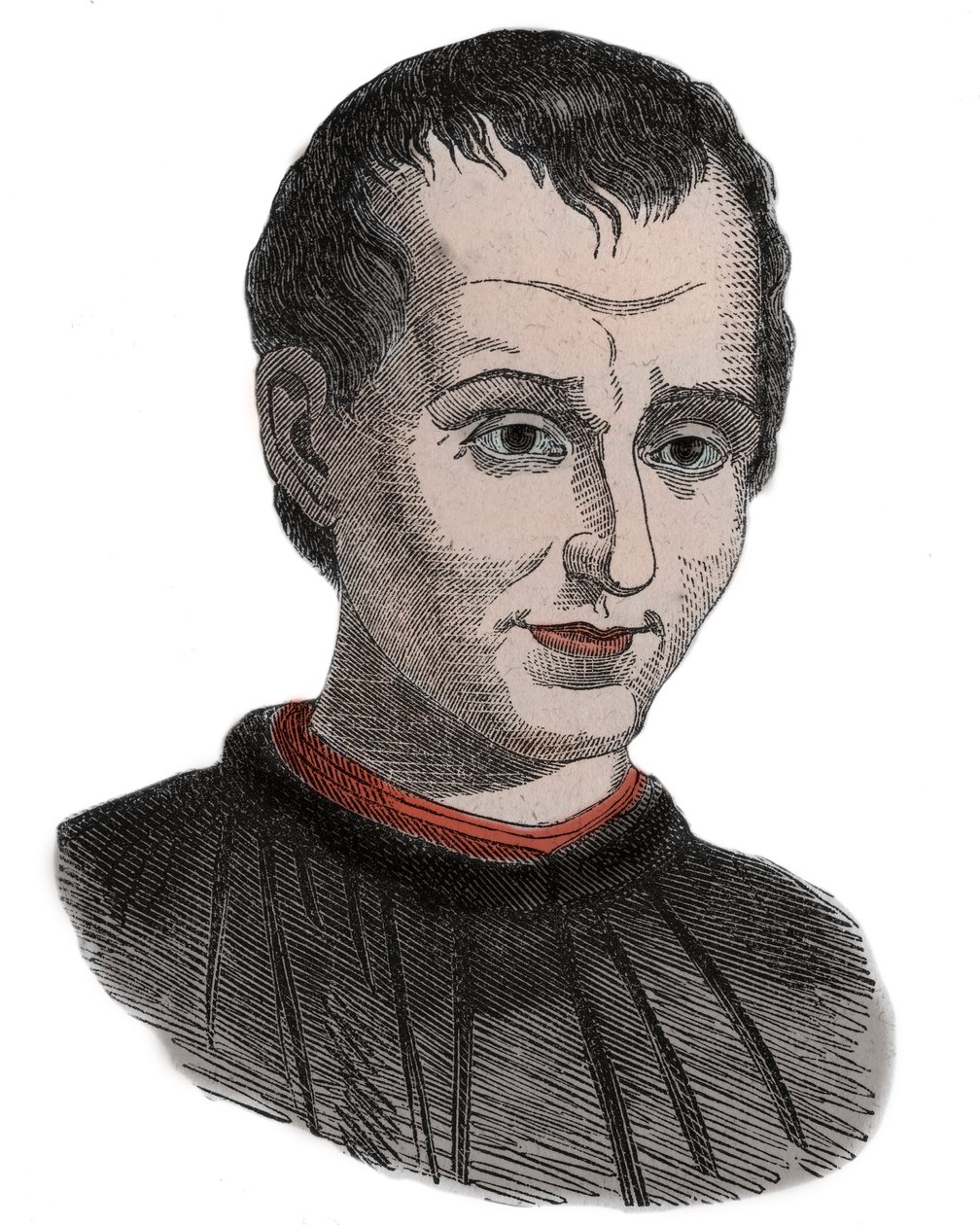 Niccolo di Bernardo dei Machiavelli (1469-1527) 文艺复兴时期的意大利历史学家、政治家、外交家、哲学家、人文主义者和作家--Niccolo di Bernardo dei Machiavelli（尼古拉-马基雅维利）的肖像 作者 未知艺术家