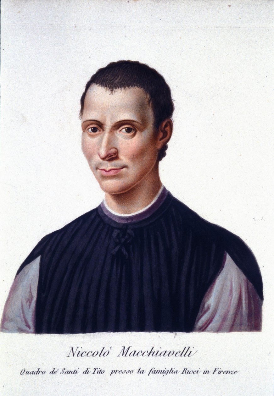 Niccolo di Bernardo dei Machiavelli (Nicolas Machiavel 作者 未知艺术家