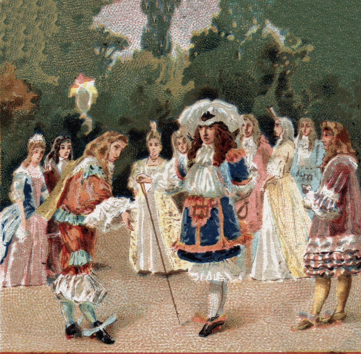 尼古拉-富凯（Nicolas Fouquet）（1615-1680）接受了被称为Le Roi-Soleil（苏莱尔国王或路易大帝）的路易十四。 作者 未知艺术家