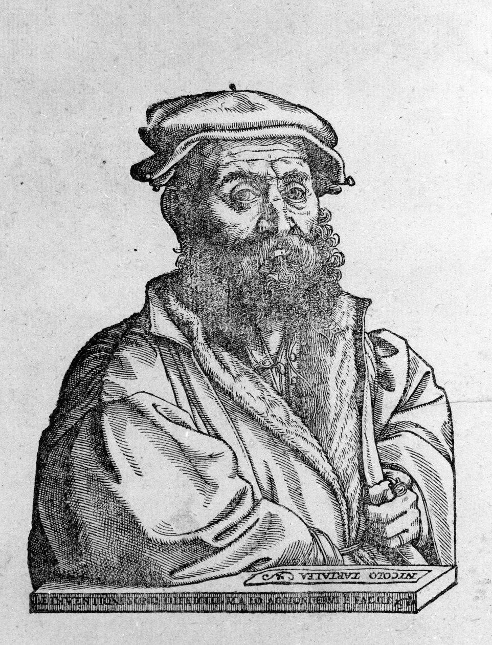 尼科洛 (Niccolo) Tartaglia (1499 - 1557) 意大利数学家。 作者 未知艺术家