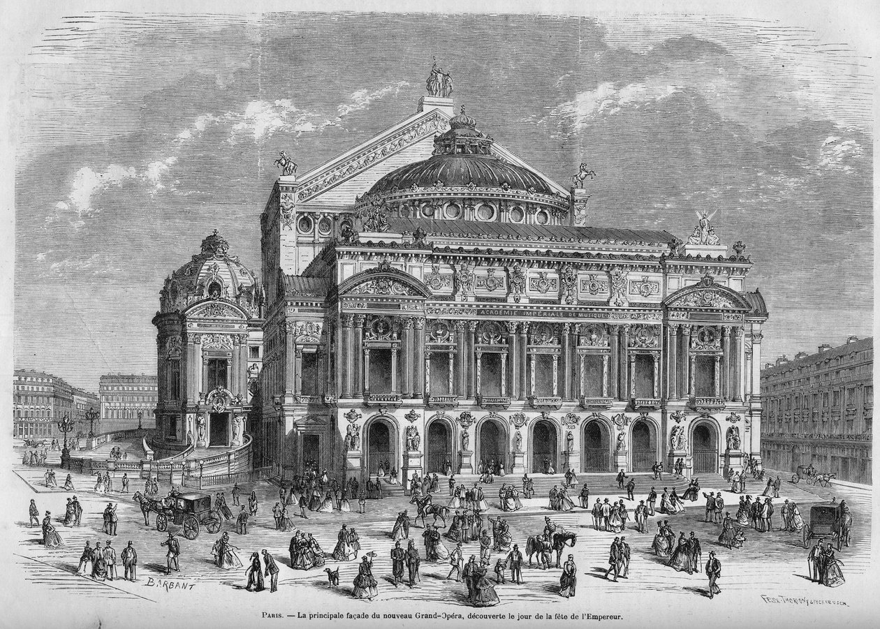 1867年，卡尼尔歌剧院。 作者 未知艺术家