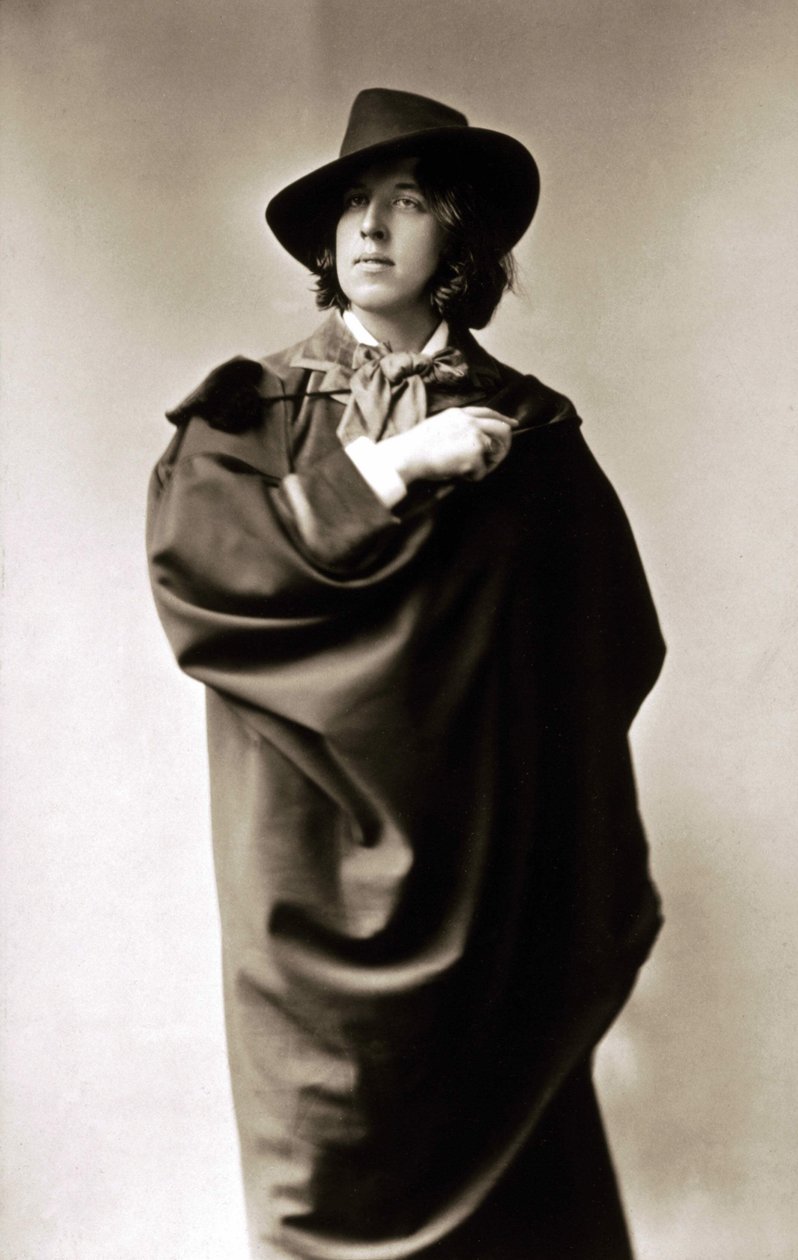 奥斯卡-王尔德（1854-1900）1882年左右由拿破仑-萨洛尼（1821-1896）。 作者 未知艺术家