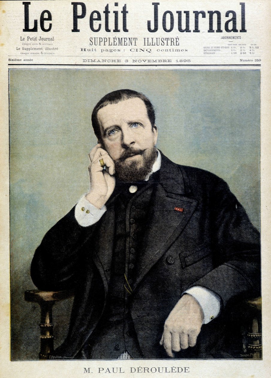 Paul Déleède - 在1895年11月3日的 "le Petity Journal "上 作者 未知艺术家