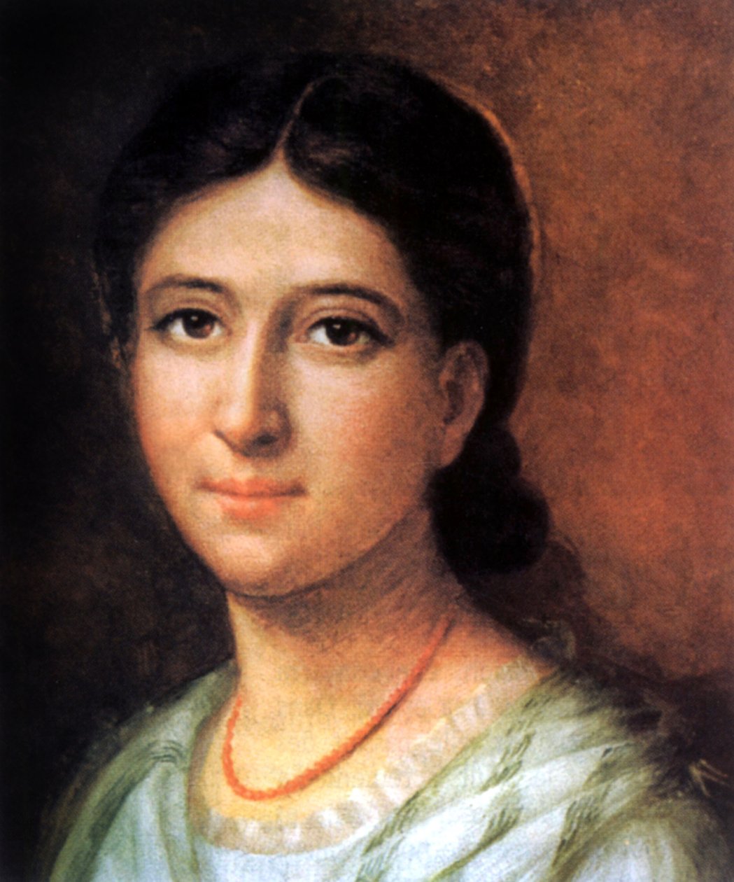 Pauline Marie Jaricot，1822 年法国信仰传播协会创始人，绘画 作者 未知艺术家