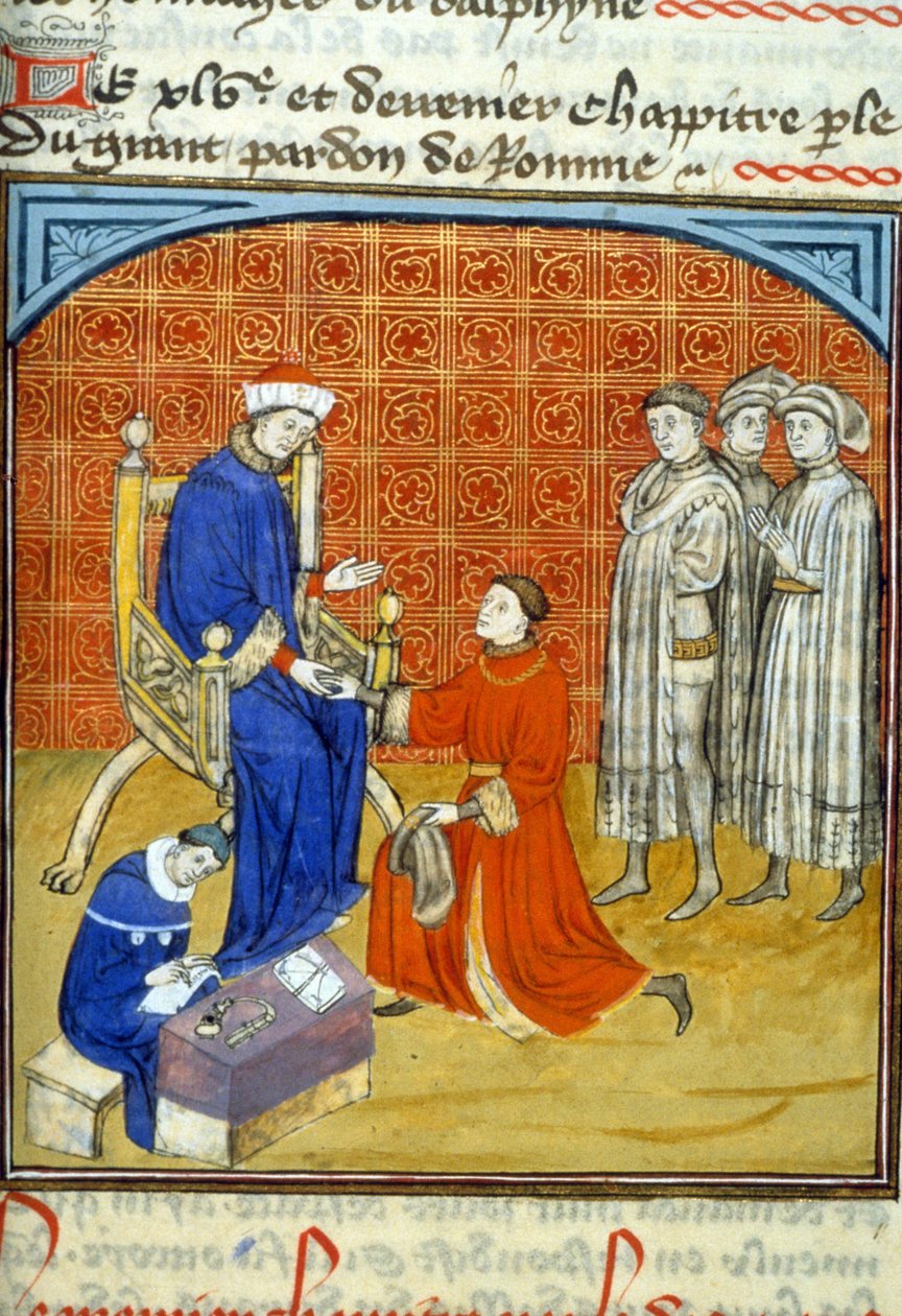 Philip VI, 512, 356r：图卢兹市图书馆授权申请（电话：05 62 27 66 66） 作者 未知艺术家