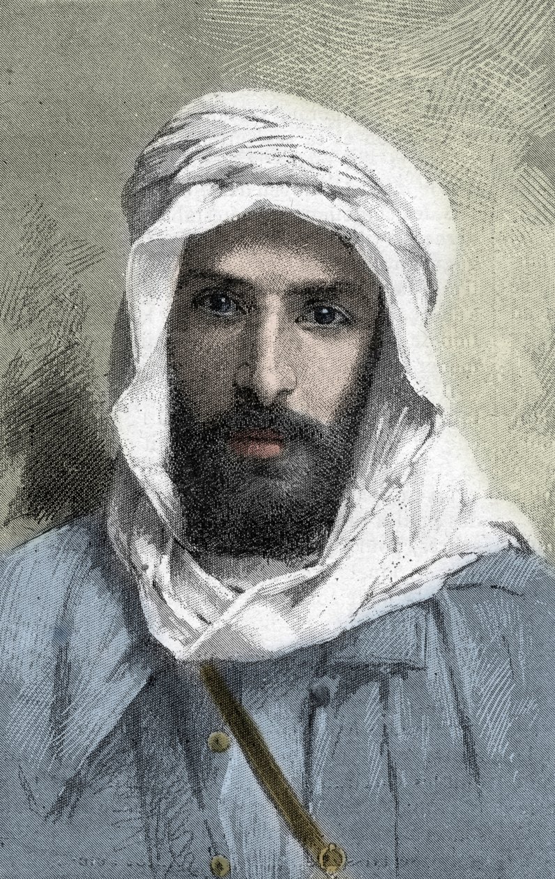 Pierre Paul Francois Camille Savorgnan de Brazza (1852-1905) 法国非洲探险家_Pietro Paolo Savorgnan di Brazza或Pierre Paul Francois Camille Savorgnan de Brazza的法文肖像(1852-1905) 刚果法郎总督约1882年 作者 未知艺术家