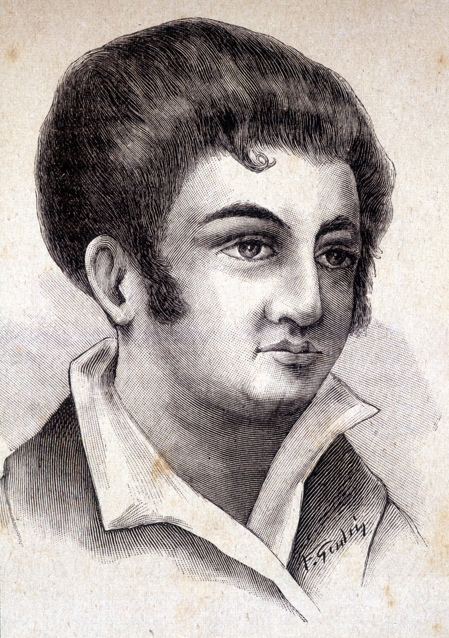 拿破仑一世（1767年-1839年）的亲密通讯员Jean Flévée的肖像--载于《当代人》，未注明日期，19世纪末。 作者 未知艺术家