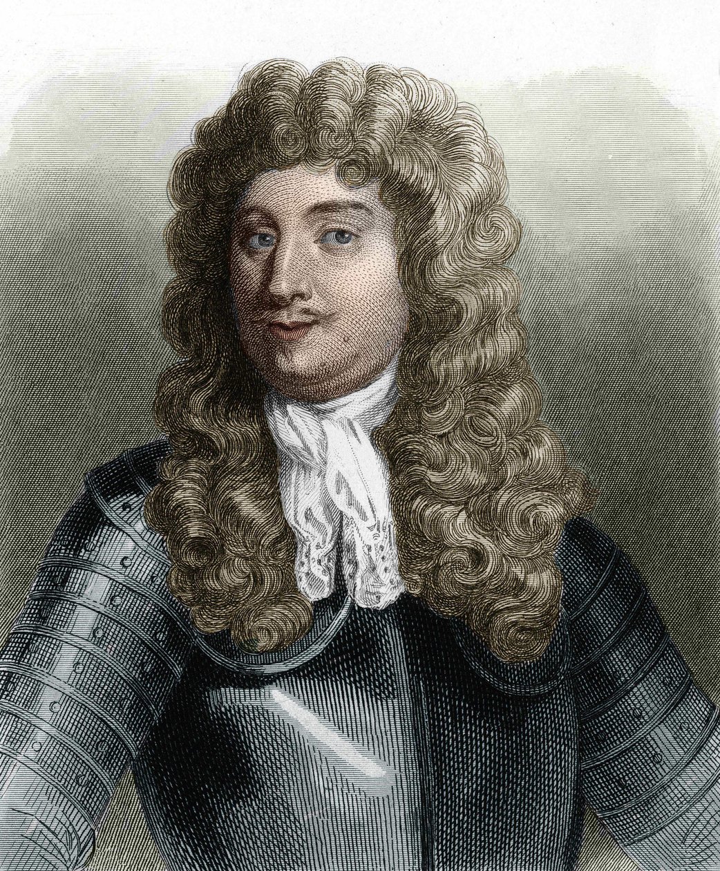法国水手Abraham, Marquis Duquesne (1610 - 1688)的肖像--载于Lavallée的《法国历史》，雕刻，有日期。 作者 未知艺术家