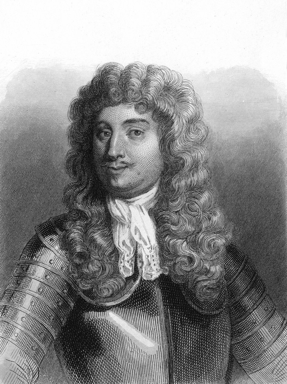 法国水手Abraham, Marquis Duquesne (1610 - 1688)的肖像--载于Lavallée的 "法国历史"，雕版，有日期。 作者 未知艺术家