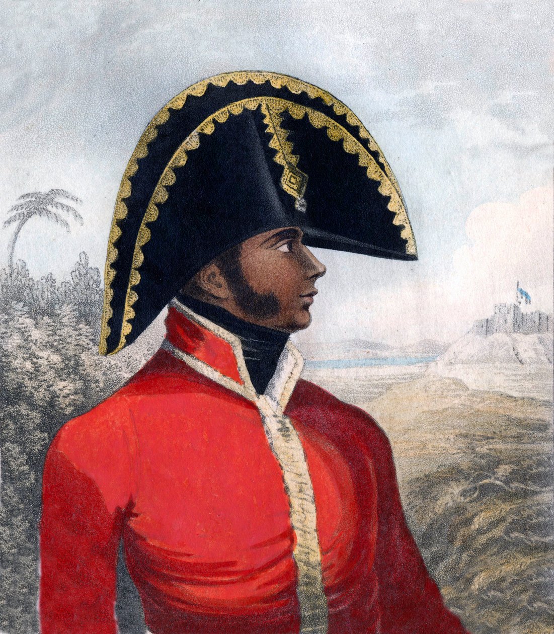亚历山大-萨贝斯（1770-1818）（dit Petion）的肖像--海地共和国第一任总统 作者 未知艺术家