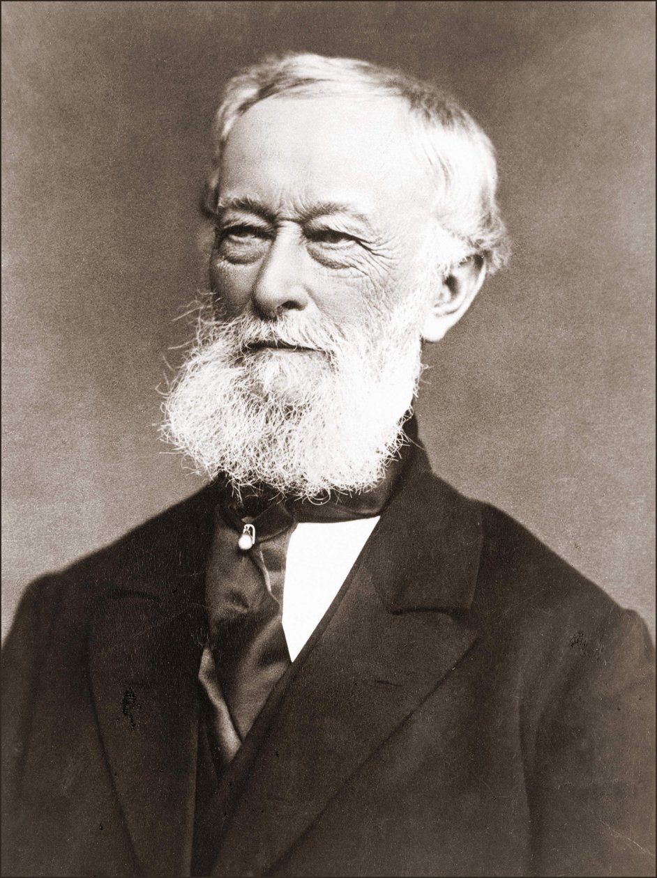 阿尔弗雷德-克虏伯（1812-1887）的肖像，1870-1887年间拍摄。 作者 未知艺术家
