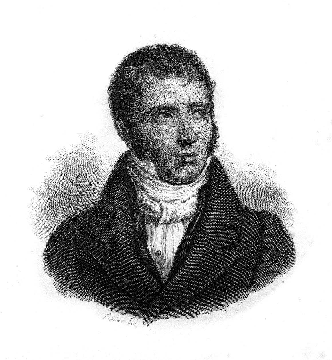 安德烈-玛丽-让-雅克（Jean-Jacques）-杜平（1783-1865）（Dupin aine）的肖像，法国治安官和政治家，19世纪的雕刻作品 作者 未知艺术家