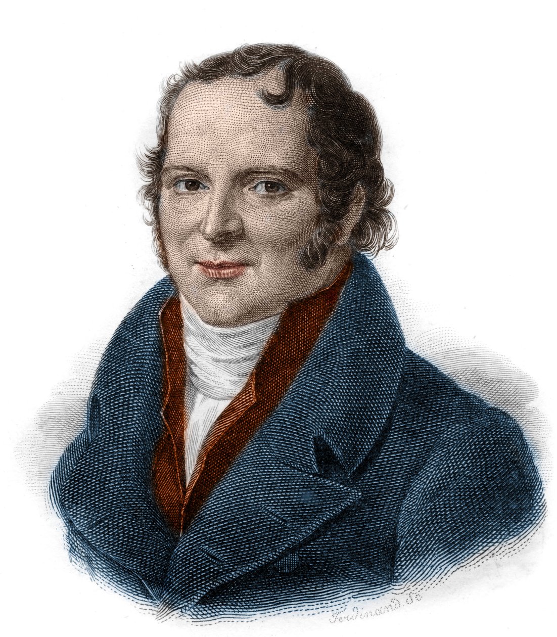 安托万-弗朗索瓦，福尔克罗伊伯爵（1755 - 1809）的肖像，化学家、自然学家、医生，19世纪的雕刻品 作者 未知艺术家