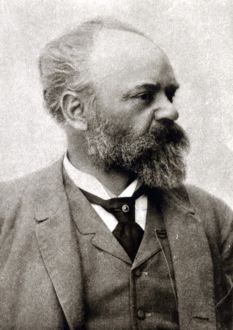 安东（Antonin）-德沃夏克（1841 - 1904）的肖像，捷克作曲家。 作者 未知艺术家