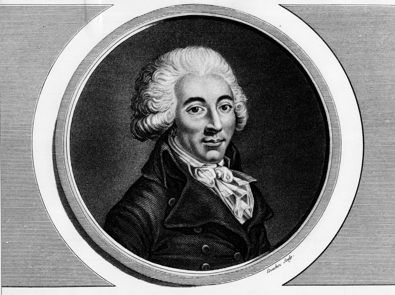 Armand Gensonne (1758 - 1793) 代表大会的肖像。 版画《法国大革命历史绘画全集，三卷》。””1804 年。 作者 未知艺术家