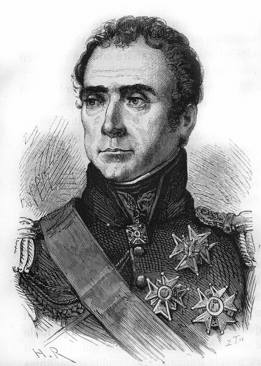 奥古斯特-弗雷德里克-路易斯（Auguste-Frederic-Louis）的肖像，作者是维塞-德-马尔蒙（1774-1852），拉古斯公爵，法国的马雷克。 作者 未知艺术家