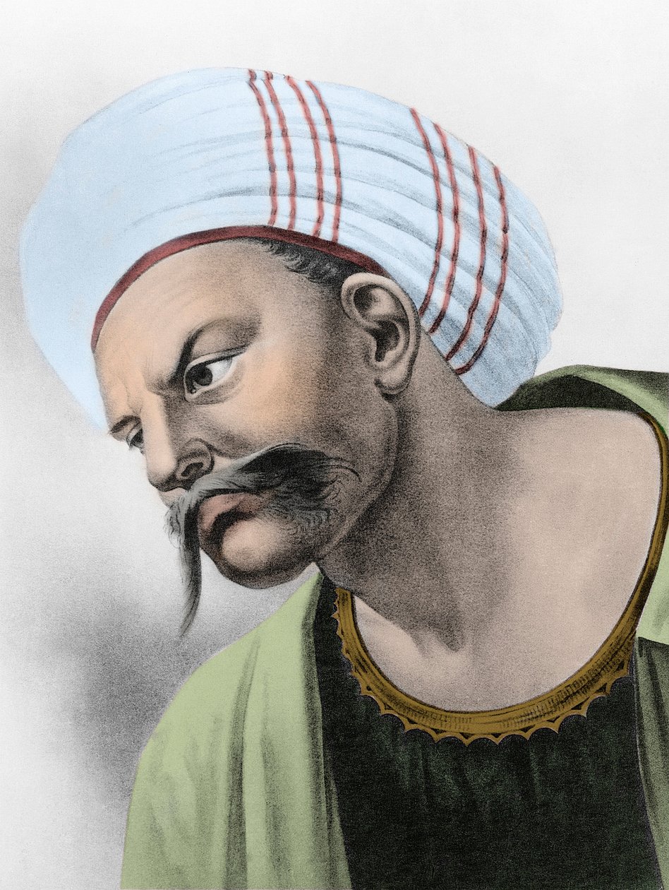 阿维罗伊斯(Ibn Rushd)的肖像--阿维罗伊斯(Ibn Rushd)的肖像，被称为阿维罗伊斯(1126-1198)的拉丁名。 作者 未知艺术家