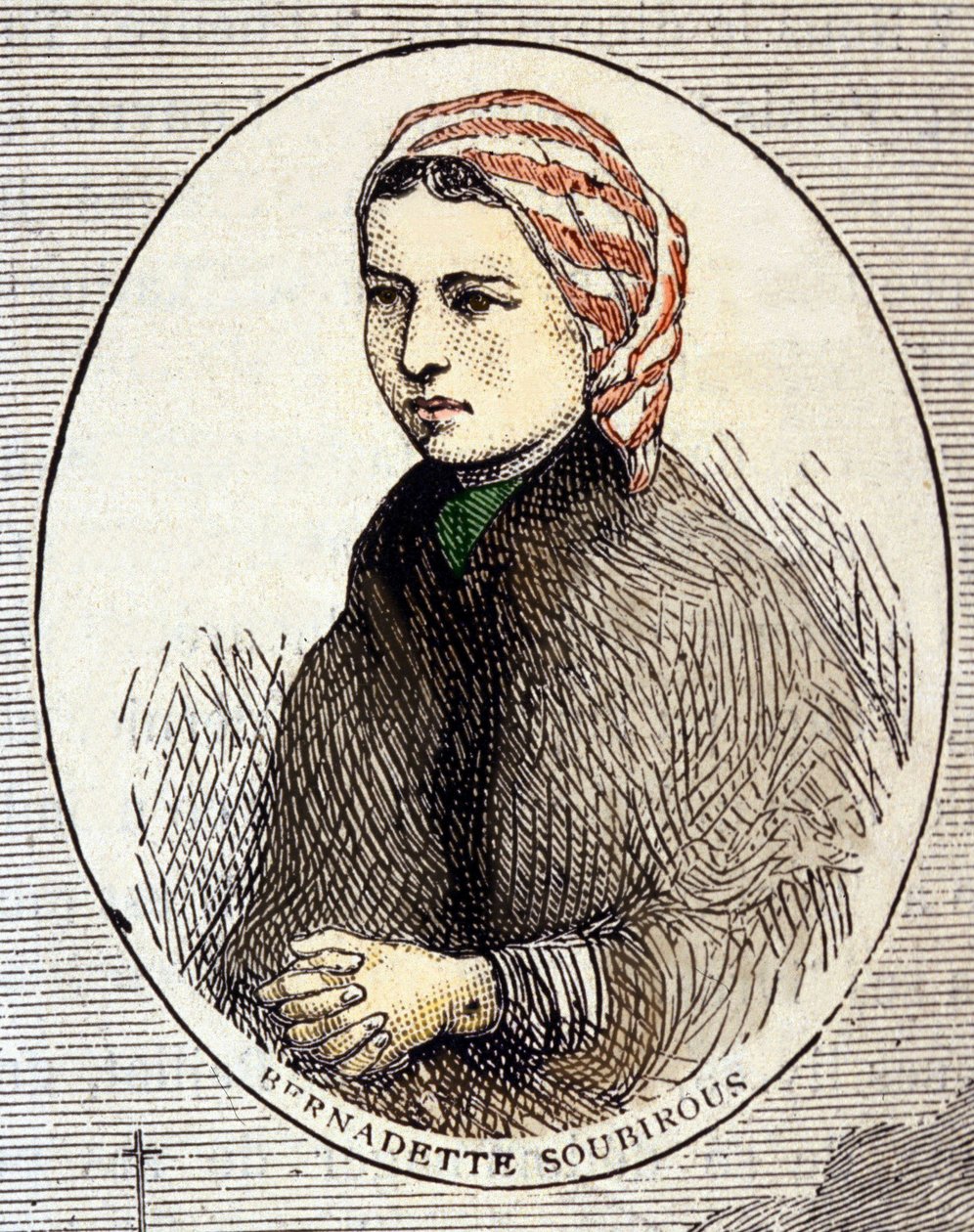 Portrait of Bernadette Soubirous (1844-1879). 作者 未知艺术家