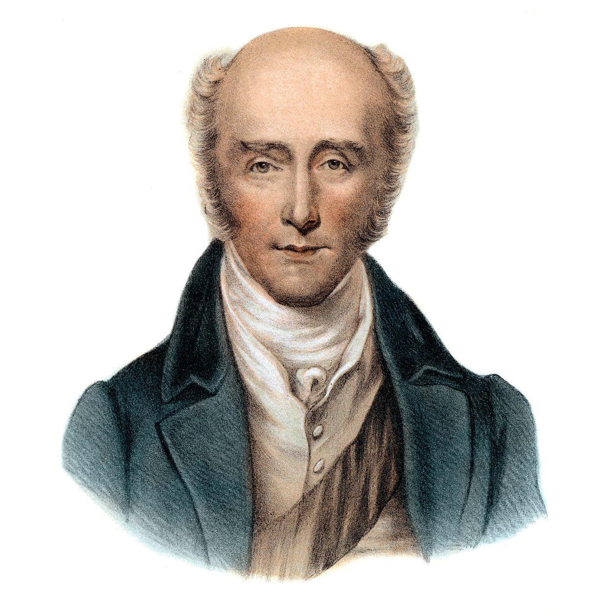 查尔斯-格雷肖像，格雷伯爵二世（1764-1845）英国辉格党（自由党）政治家 作者 未知艺术家