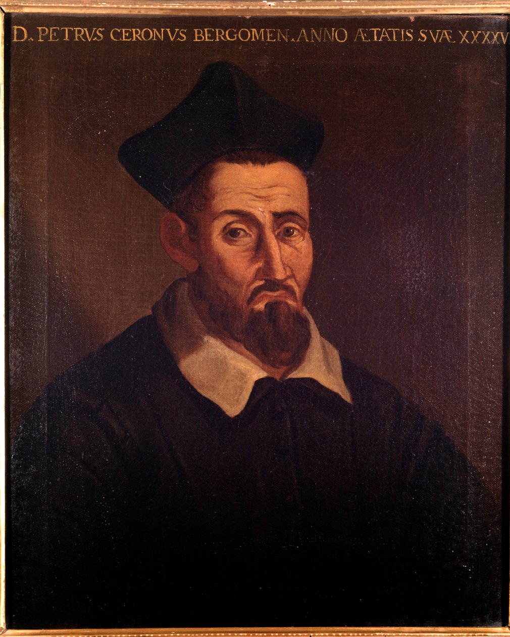 多梅尼科·彼得罗·塞隆（Domenico Pietro Ceron）的肖像，意大利音乐理论家、歌手和牧师（绘画 作者 未知艺术家