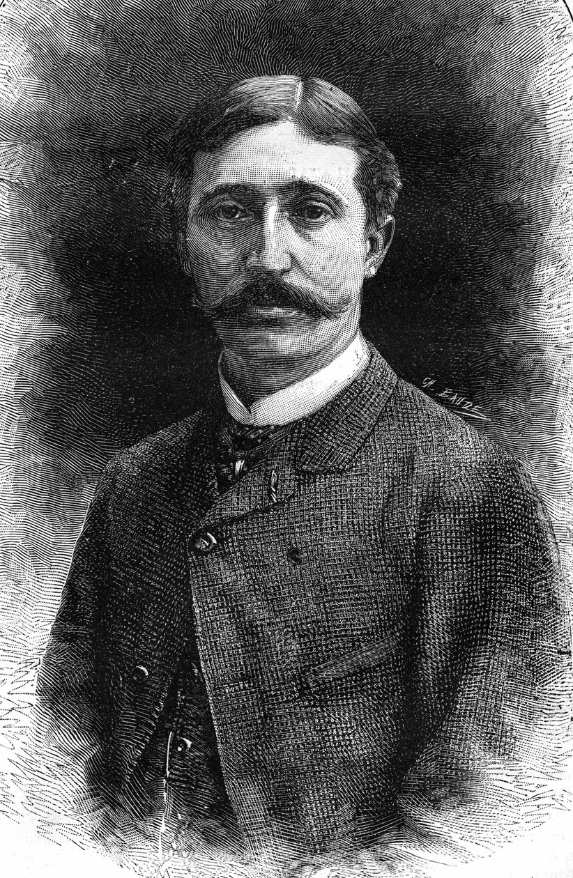 法国画家Edouard Detaille（1848-1912）的肖像。 作者 未知艺术家