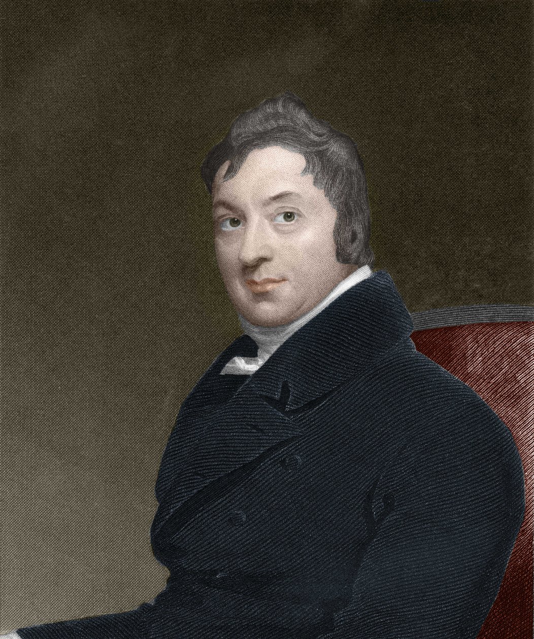 爱德华-詹纳（1749-1823）的画像，英国医生，天花免疫力的发现者。 作者 未知艺术家